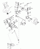 Poulan / Weed Eater PP22H50KA - Poulan Pro Lawn Tractor Ersatzteile STEERING ASSEMBLY