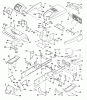 Poulan / Weed Eater PP24H50A - Poulan Pro Lawn Tractor Ersatzteile Chassis And Enclosures