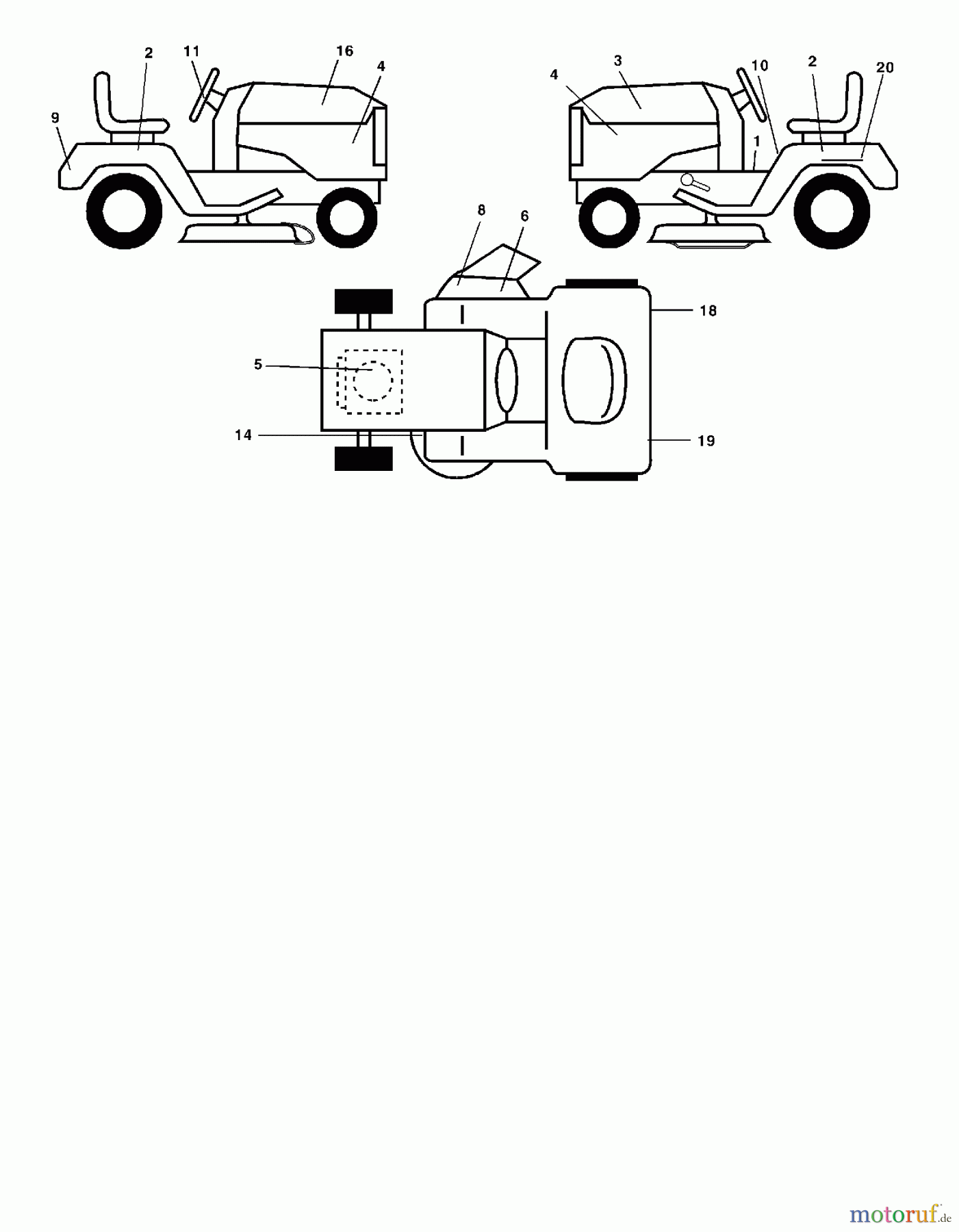 Poulan / Weed Eater Rasen und Gartentraktoren PR1742STF - Poulan Pro XT Lawn Tractor (2002-01) DECALS