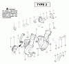 Poulan / Weed Eater BV1800LE (Type 2) - Weed Eater Barracuda Blower Ersatzteile Housing Assembly Type 2