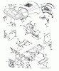 Poulan / Weed Eater PXT175G42 (96016002601) - Poulan XT Lawn Tractor (2011-11) Ersatzteile CHASSIS ENCLOSURES
