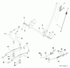 Poulan / Weed Eater PXT175G42 (96016002601) - Poulan XT Lawn Tractor (2011-11) Ersatzteile MOWER LIFT / DECK LIFT
