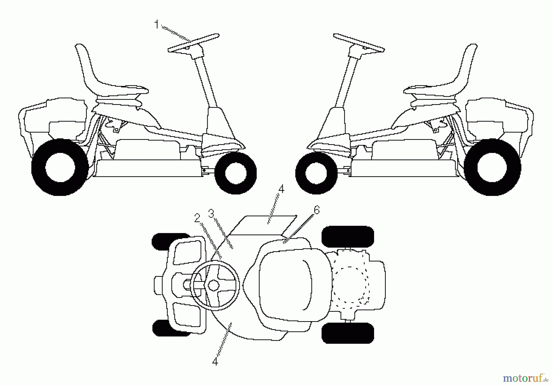 Poulan / Weed Eater Rasen und Gartentraktoren WE261 (96022000701) - Weed Eater Lawn Tractor (2011-03) DECALS