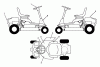 Poulan / Weed Eater WE261 (96022000702) - Weed Eater Lawn Tractor (2011-10) Ersatzteile DECALS