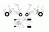 Poulan / Weed Eater WE261 (96022000902) - Weed Eater Lawn Tractor (2011-10) Ersatzteile DECALS
