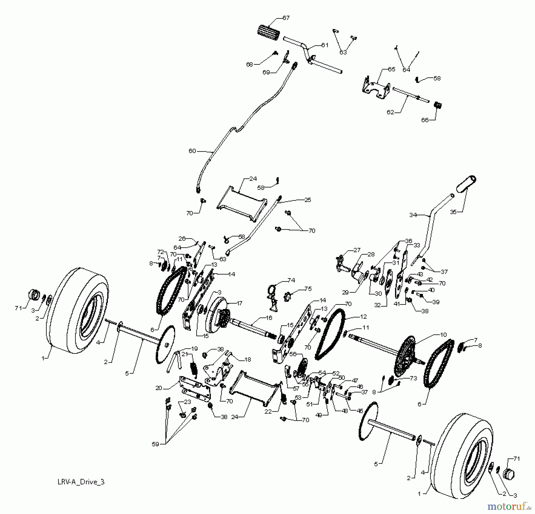 Poulan / Weed Eater Rasen und Gartentraktoren WE261 (96028000102) - Weed Eater Lawn Tractor (2011-11) DRIVE