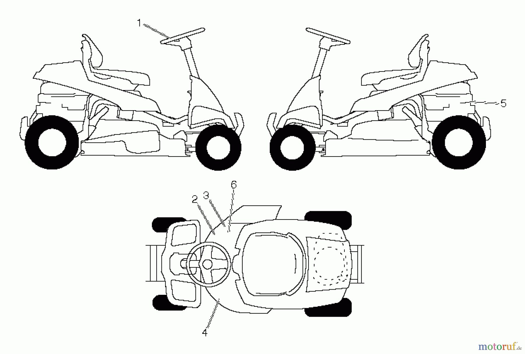 Poulan / Weed Eater Rasen und Gartentraktoren WELRVBA30 (96026000100) - Weed Eater Lawn Tractor (2011-01) DECALS