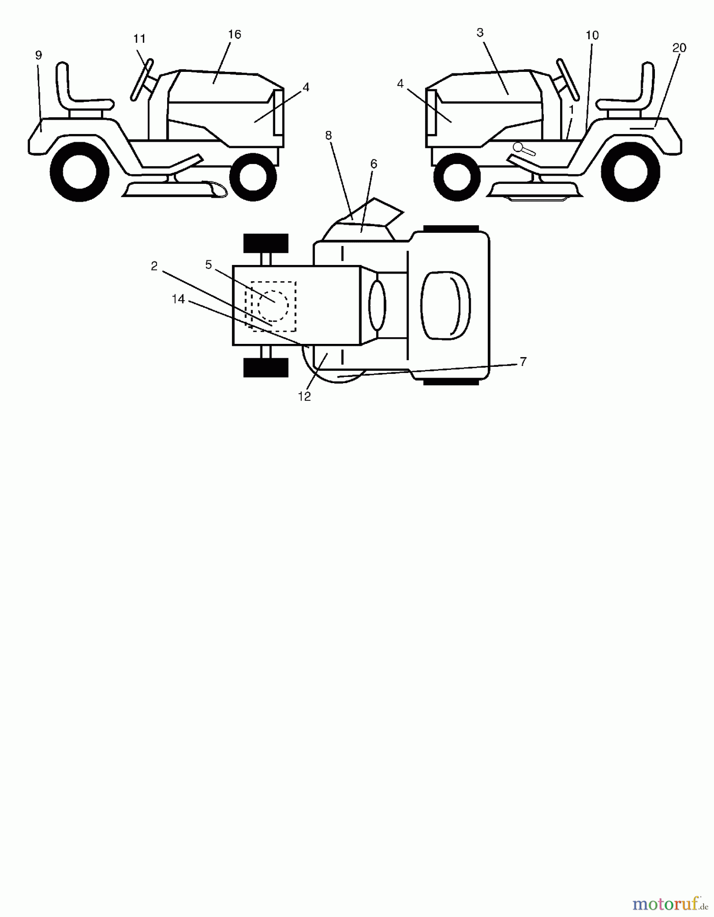 Poulan / Weed Eater Rasen und Gartentraktoren WET2242STB - Weed Eater Lawn Tractor (2003-01) DECALS