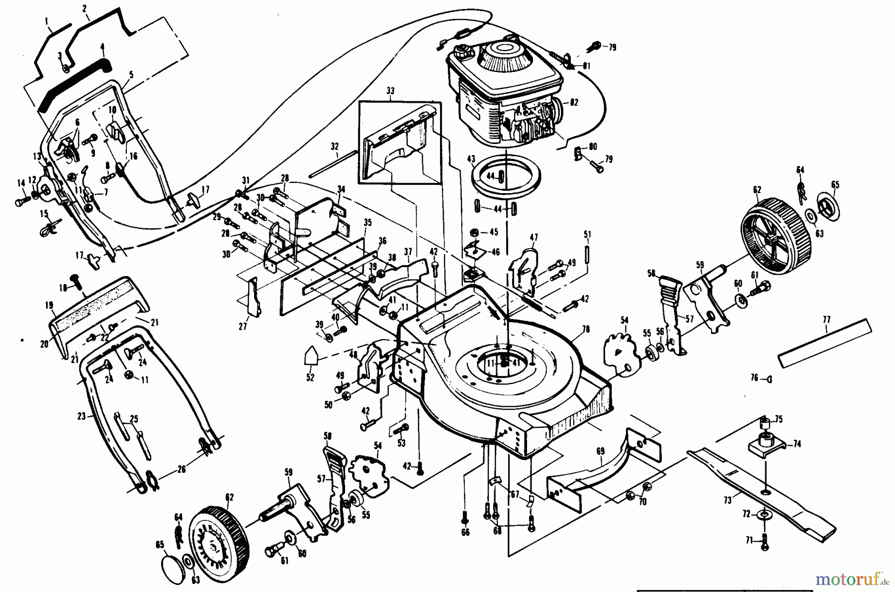Poulan / Weed Eater Rasen und Gartentraktoren XE840PAR - Poulan Pro Lawn Tractor MOWER HOUSING, ENGINE B/S 110782