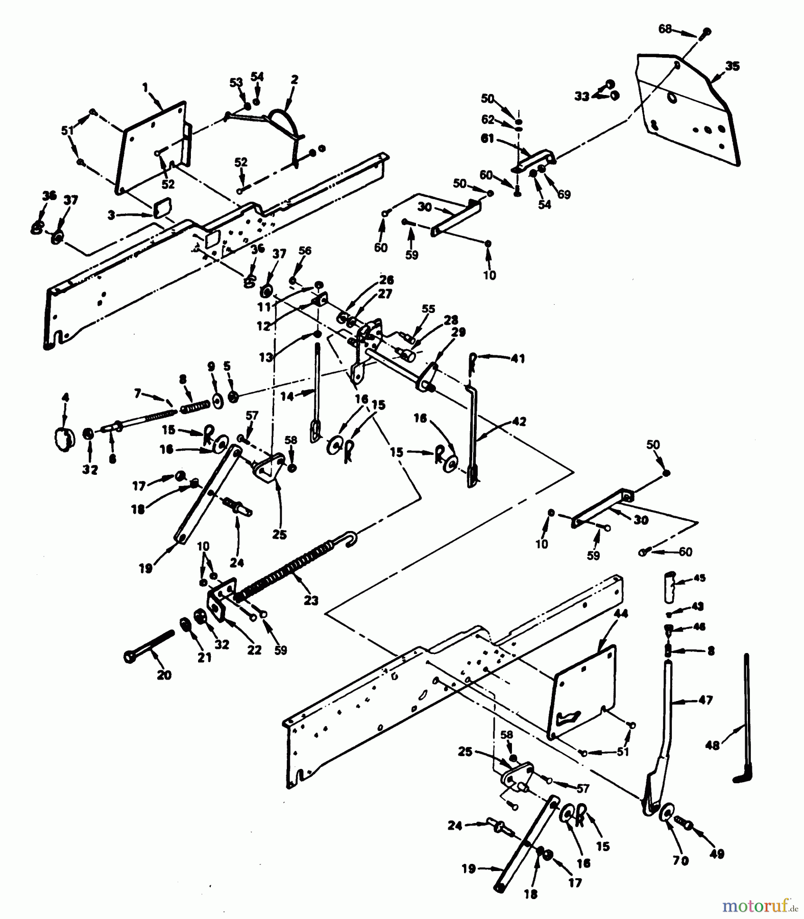 Poulan / Weed Eater Rasen und Gartentraktoren XEG1182HAR - Poulan Pro Lawn Tractor MOWER LIFT
