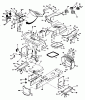 Poulan / Weed Eater XEG1182VAR - Poulan Pro Lawn Tractor Ersatzteile CHASSIS AND ENCLOSURES