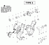 Poulan / Weed Eater BV1850LE (Type 3) - Weed Eater Barracuda Blower Ersatzteile Housing Type 3