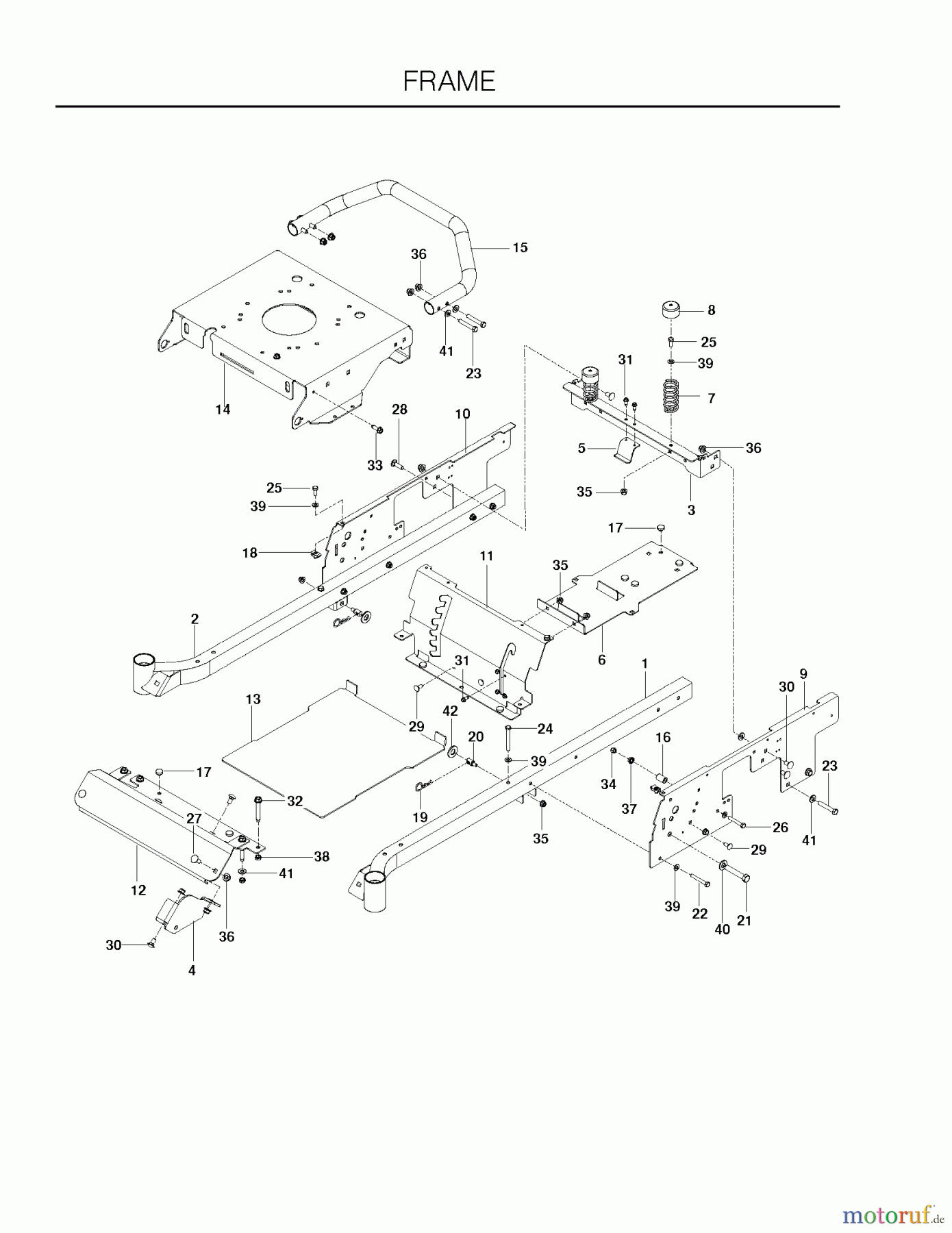 Poulan / Weed Eater Nullwendekreismäher, Zeroturn 301ZX (966681701) - Poulan Pro 30