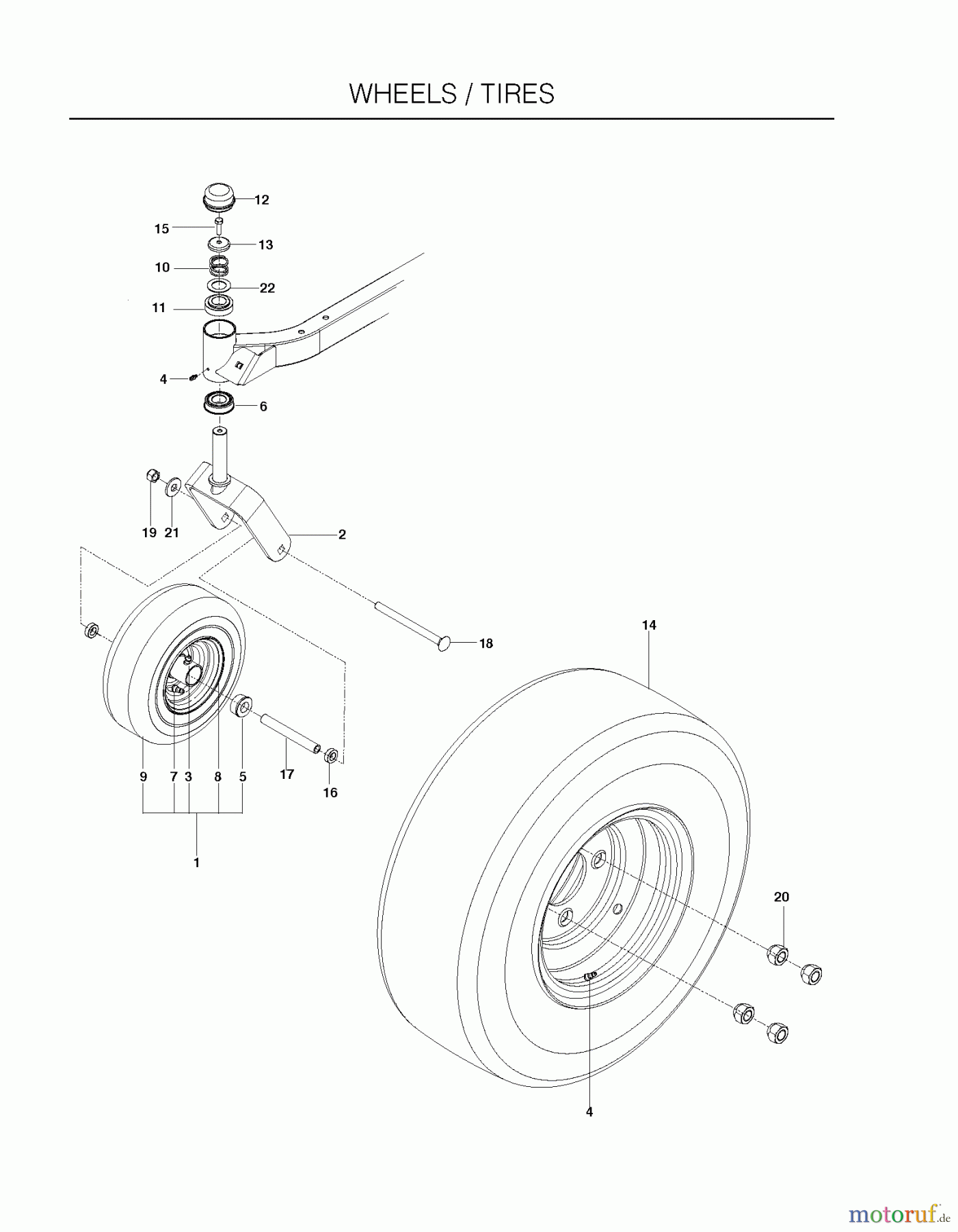 Poulan / Weed Eater Nullwendekreismäher, Zeroturn 301ZX (966681701) - Poulan Pro 30