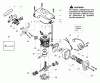 Poulan / Weed Eater 1975 (Type 5) - Poulan Woodshark Chainsaw Ersatzteile Engine Assembly Type 1 - 5