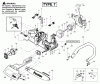 Poulan / Weed Eater 2050WT (Type 7) - Poulan Wildthing Chainsaw Ersatzteile Chassis & Handle Assembly Type 7