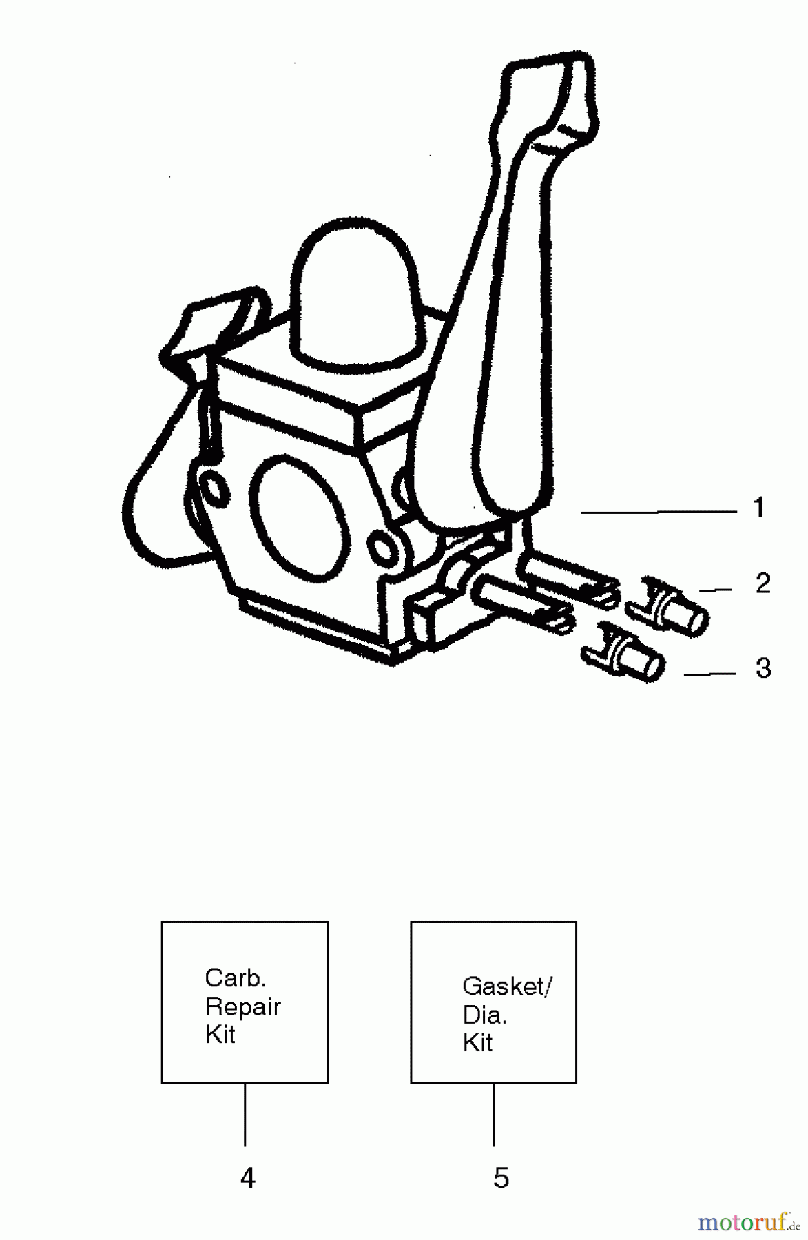Poulan / Weed Eater Bläser / Sauger / Häcksler / Mulchgeräte BV2000LE (Type 1) - Weed Eater Barracuda Blower Carburetor Assembly