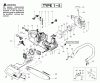 Poulan / Weed Eater 2155 (Type 1) - Poulan Plus Chainsaw Ersatzteile Handle, Chassis & Bar Assembly