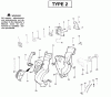 Poulan / Weed Eater BV200LE (Type 2) - Weed Eater Blower Ersatzteile Housing Assembly Type 2