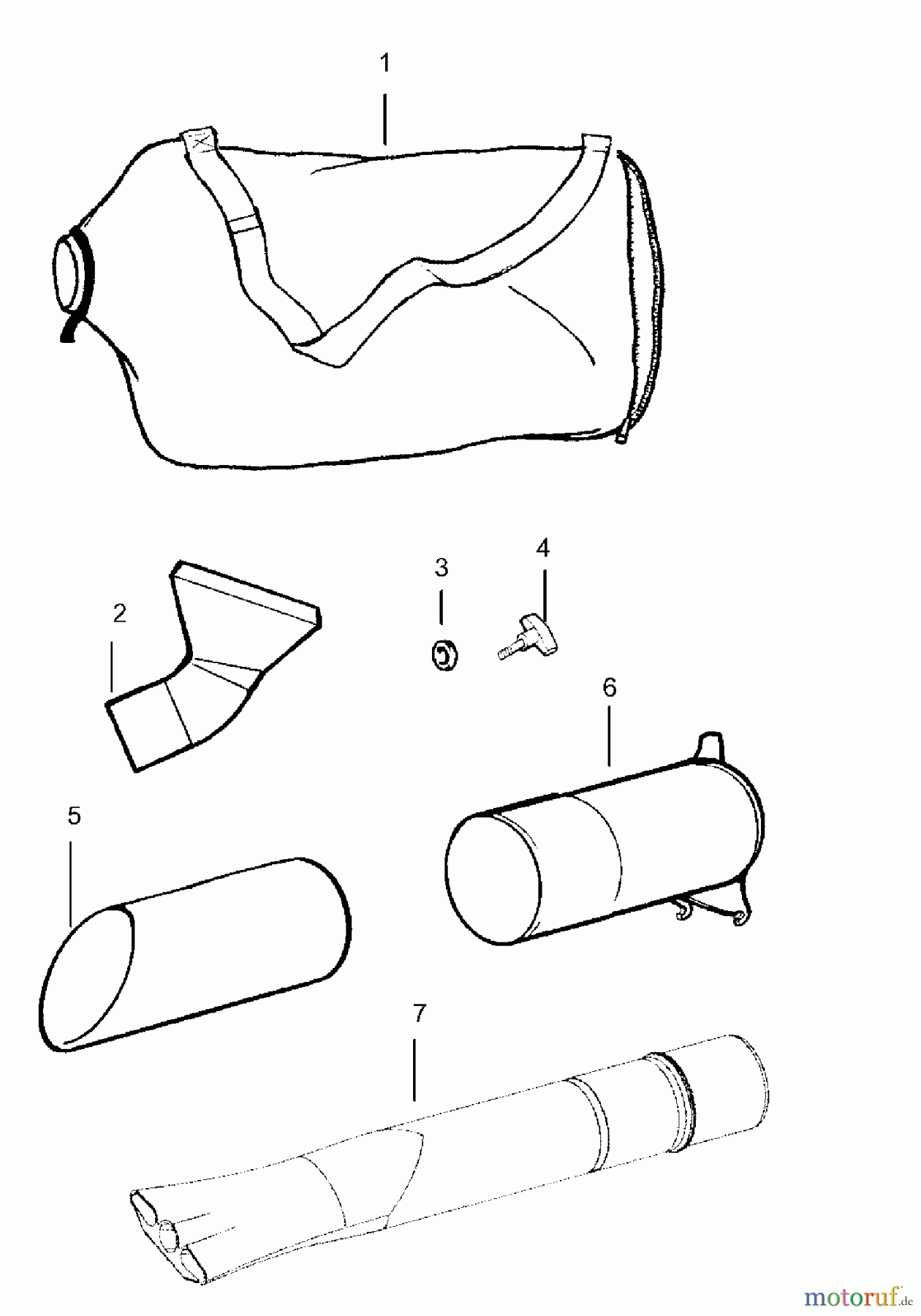Poulan / Weed Eater Bläser / Sauger / Häcksler / Mulchgeräte BV200LE (Type 2) - Weed Eater Blower Vacuum Tube Assembly