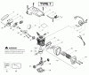 Poulan / Weed Eater 2550 (Type 7) - Poulan Woodmaster Chainsaw Ersatzteile Engine Assembly Type 7