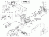 Poulan / Weed Eater 2550SE (Type 1) - Poulan Woodmaster Silver Edition Chainsaw Ersatzteile Chassis & Handle Assembly Type 1