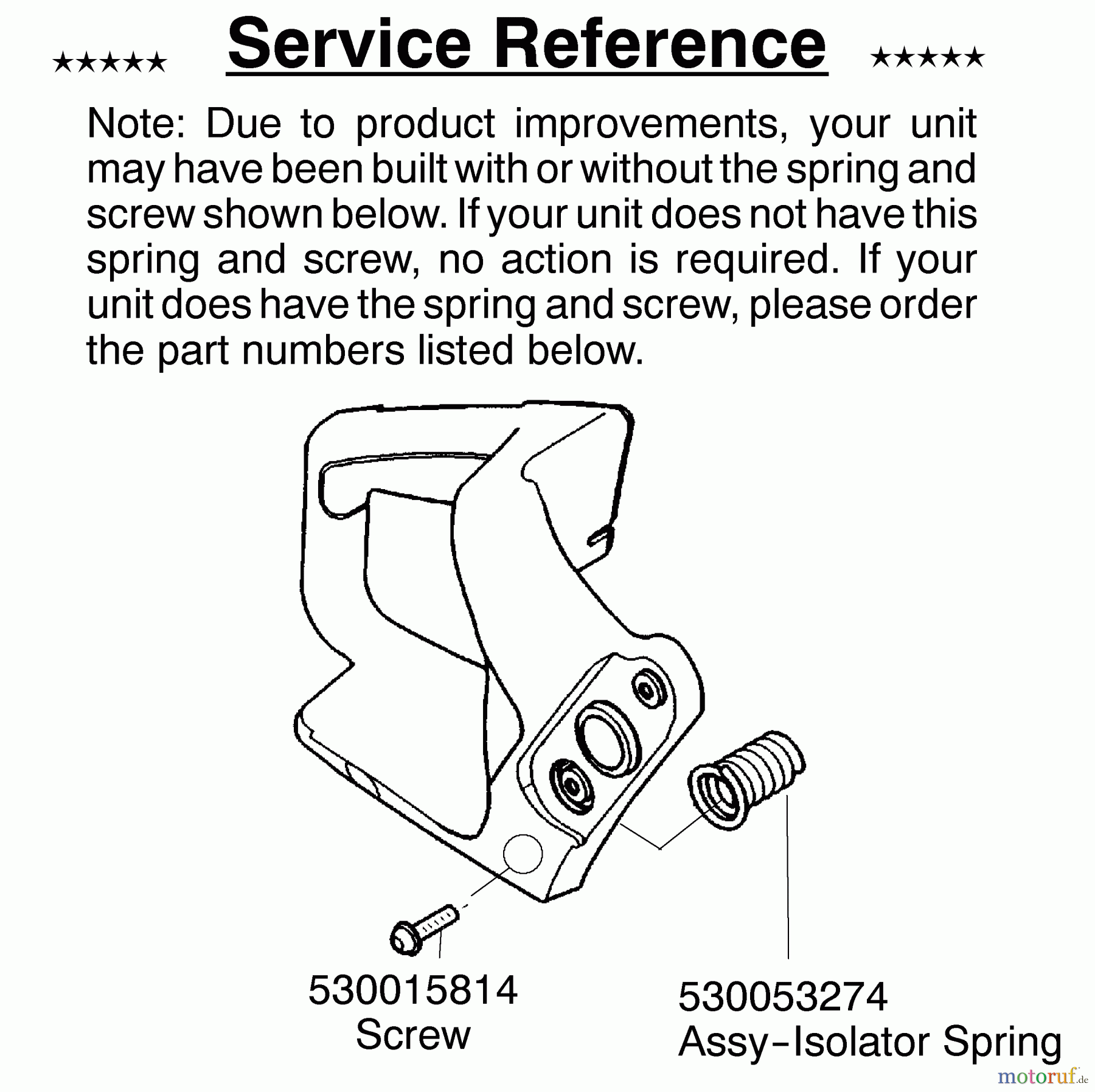 Poulan / Weed Eater Motorsägen 2550SE (Type 1) - Poulan Woodmaster Silver Edition Chainsaw Service Reference