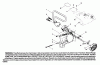 Poulan / Weed Eater 3400 - Poulan Chainsaw Ersatzteile Chain Brake Assembly P/N 69208