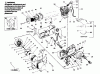 Poulan / Weed Eater 3400 - Poulan Chainsaw Ersatzteile Engine Assembly