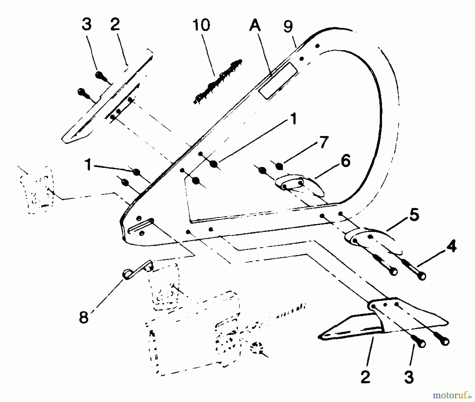  Poulan / Weed Eater Motorsägen 3700 - Poulan Chainsaw Bow Guide Assembly