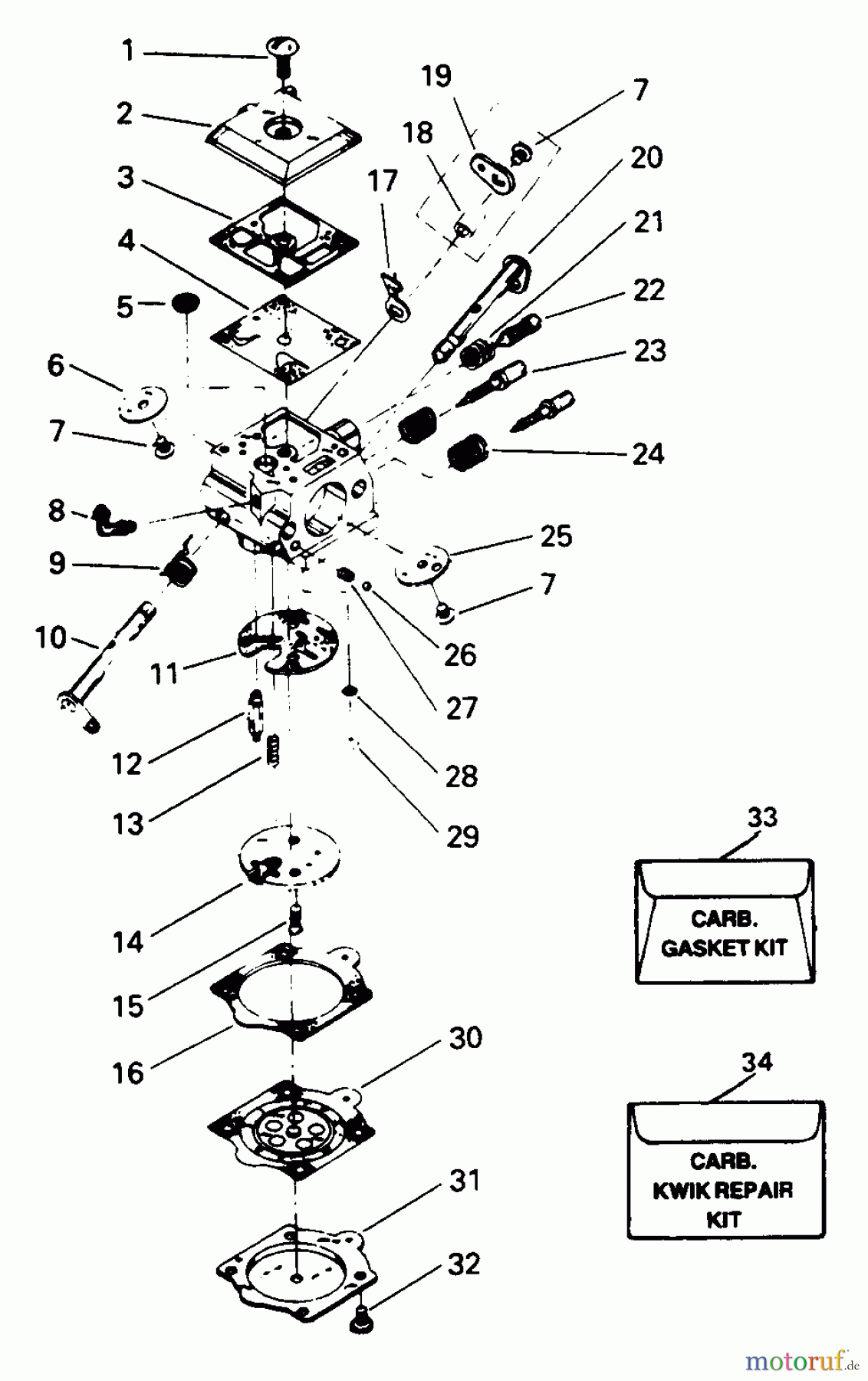  Poulan / Weed Eater Motorsägen 3700 - Poulan Chainsaw Carburetor Assembly