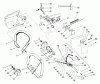 Poulan / Weed Eater 3700 - Poulan Chainsaw Ersatzteile Handlebar Assembly