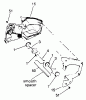 Poulan / Weed Eater 3700 - Poulan Chainsaw Ersatzteile Rear Handle Isolator System (Old Style)