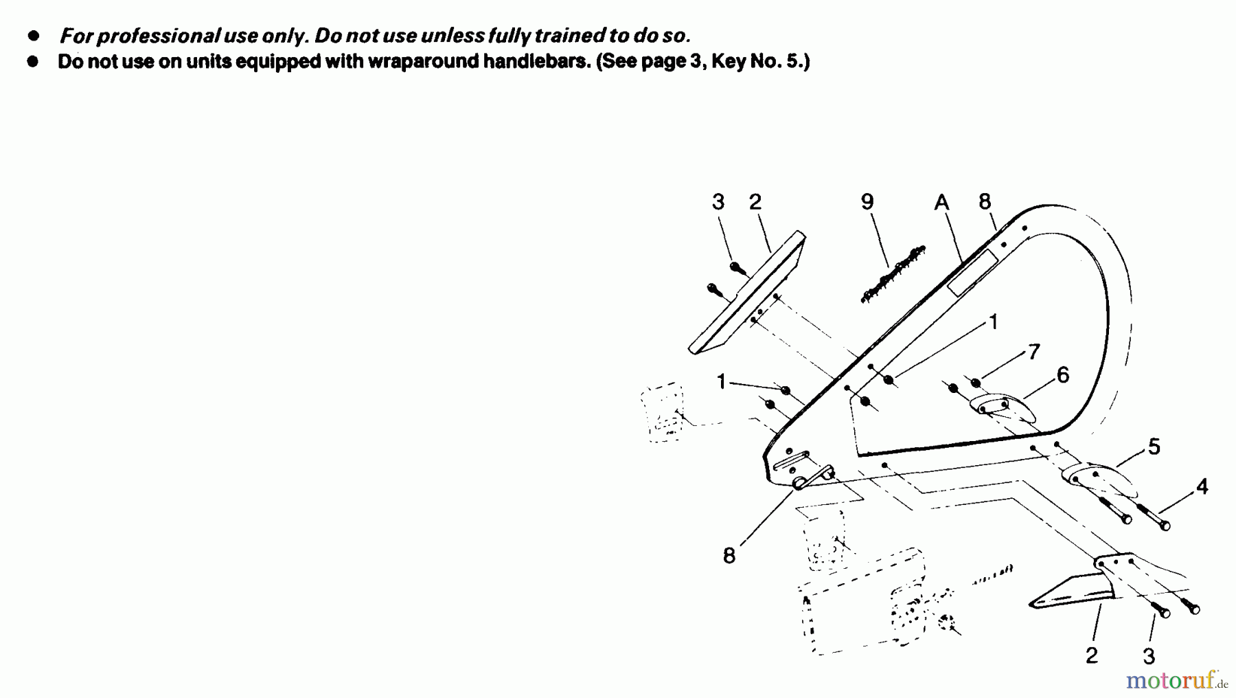 Poulan / Weed Eater Motorsägen 4000 - Poulan Chainsaw Bow Guide