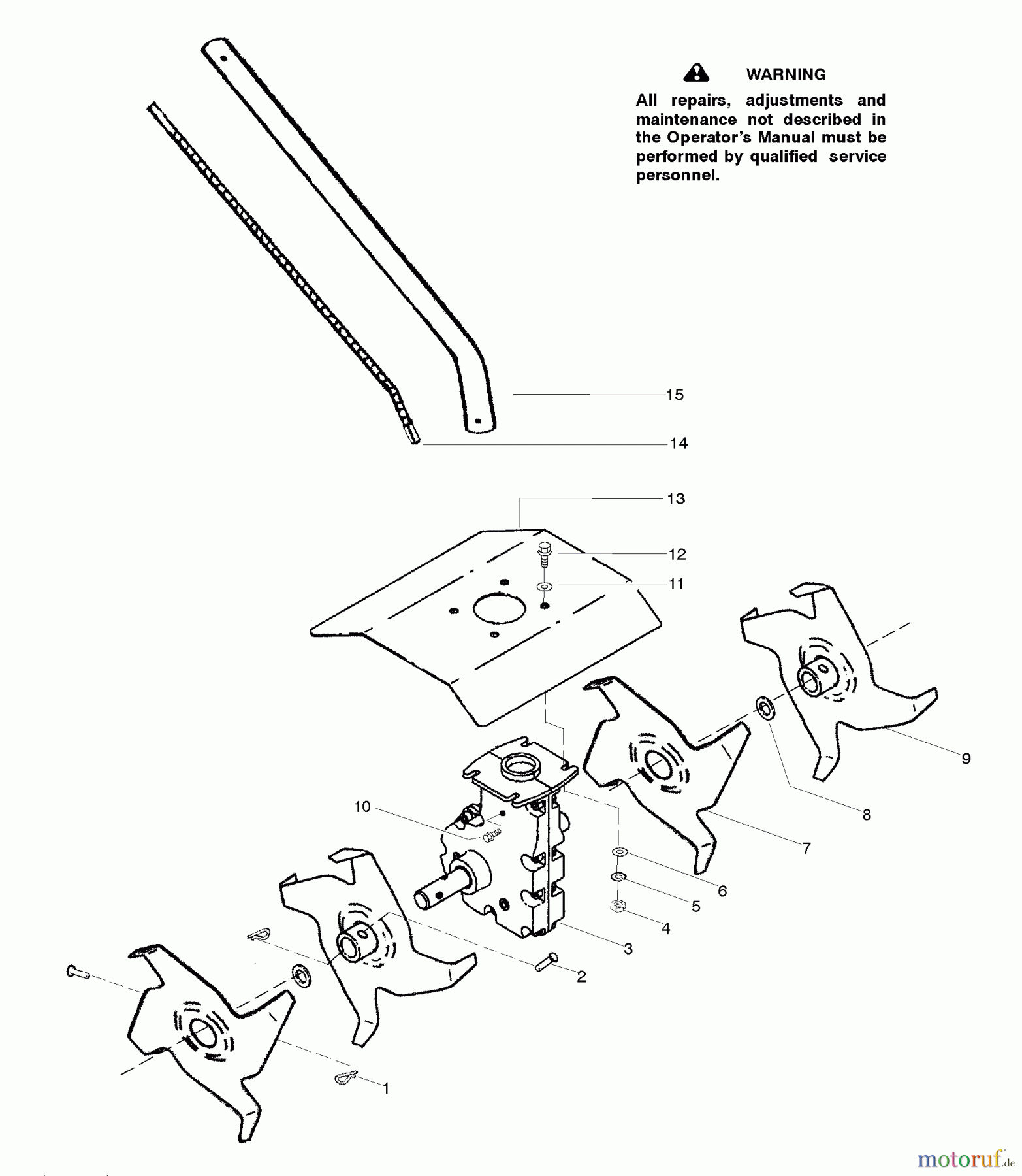 Poulan / Weed Eater Zubehör PP2000T - Poulan Pro Cultivator Attachment Cultivator Attachment Assembly