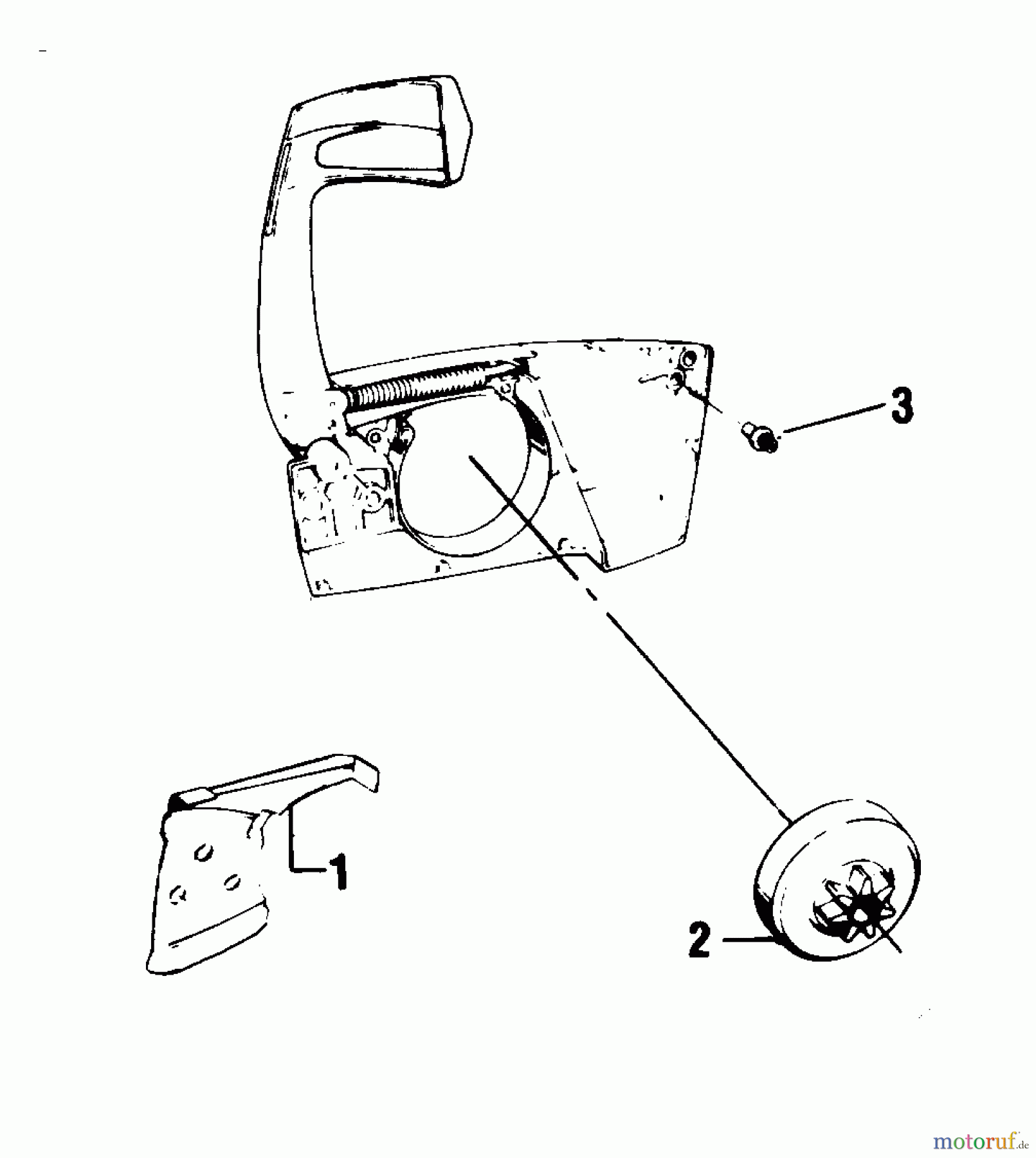  Poulan / Weed Eater Motorsägen 4900 - Poulan Chainsaw CHAIN BRAKE ASSEMBLY - OLD STYLE