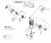 Poulan / Weed Eater P3816 (966557801) - Poulan Chain Saw (2012-08) Ersatzteile ENGINE