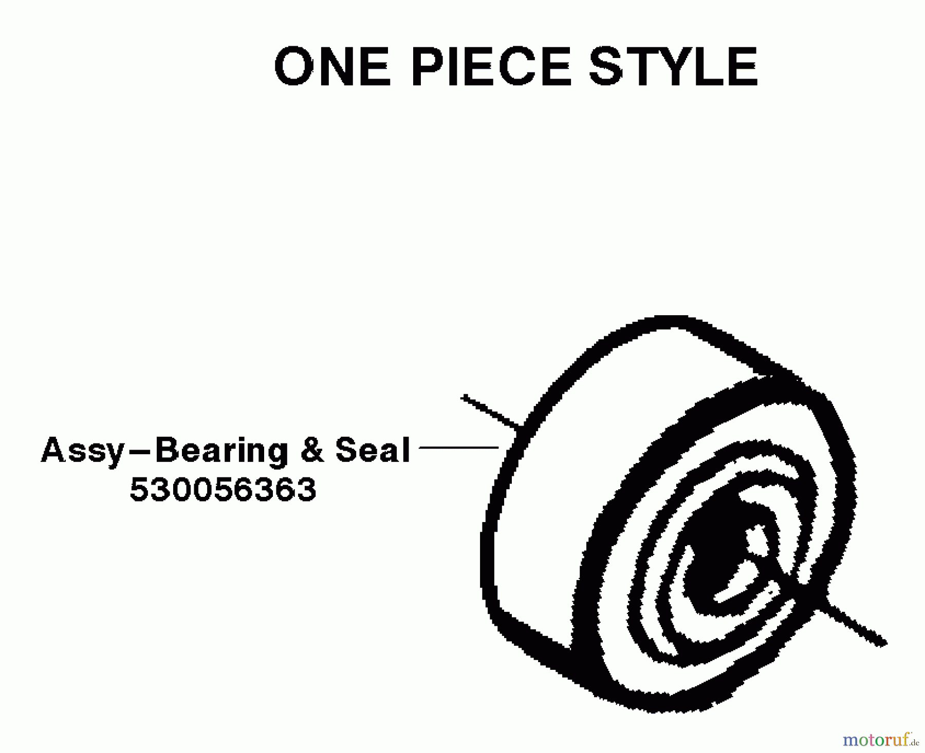 Poulan / Weed Eater Motorsägen 2775 (Type 1) - Poulan Chainsaw Bearing & Seal - One Piece Style