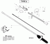 Poulan / Weed Eater PP258TP (Type 2) - Poulan Pro Pole Pruner Ersatzteile Shaft & Handle Type 2