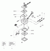 Poulan / Weed Eater PP445 - Poulan Pro Pole Pruner Ersatzteile Carburetor Assembly (WT619) 530071565