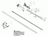 Poulan / Weed Eater PP445 - Poulan Pro Pole Pruner Ersatzteile Handle & Shaft Assembly
