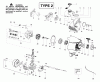 Poulan / Weed Eater PP446E (Type 2) - Poulan Pro Pole Pruner Ersatzteile Engine Assembly Type 2