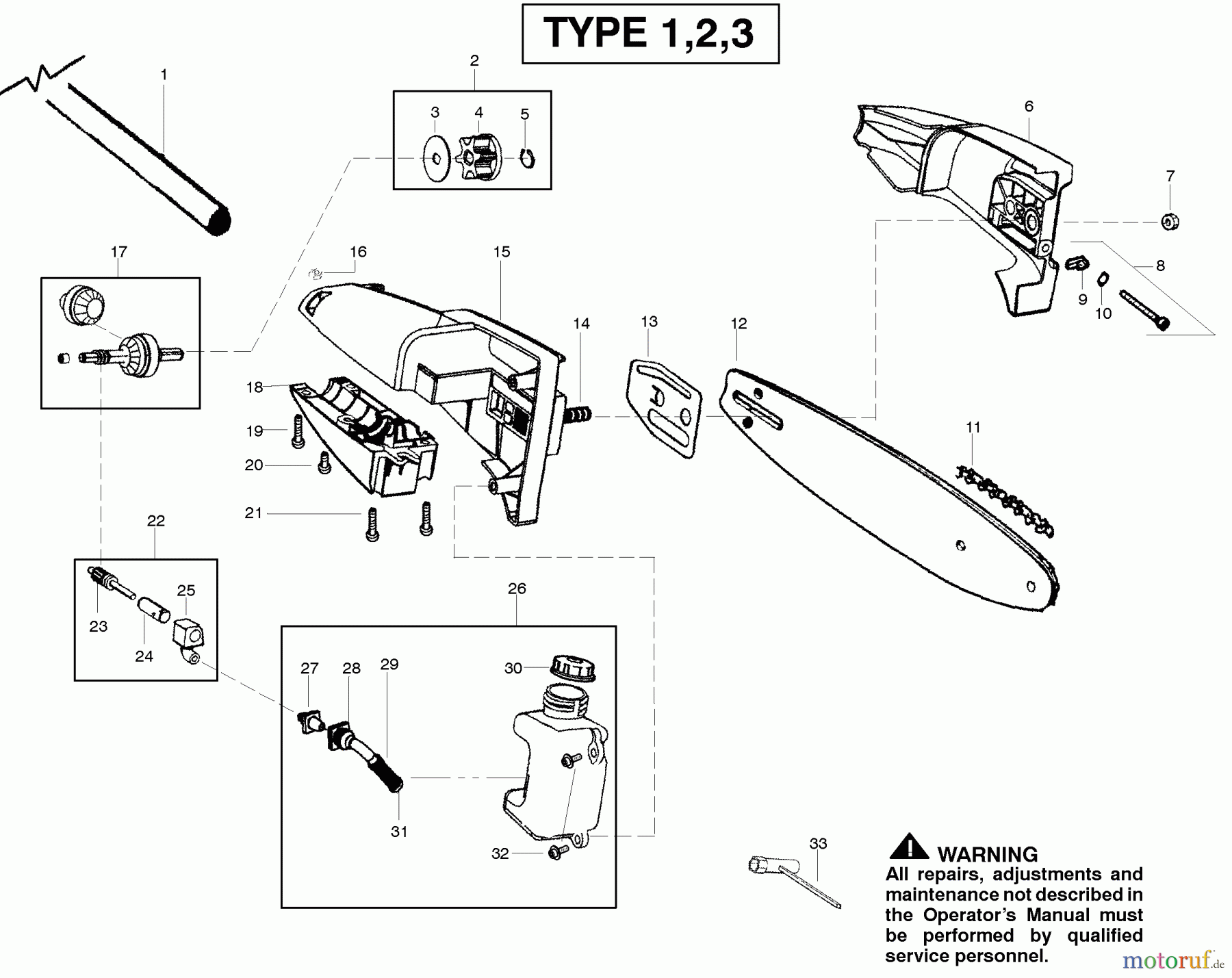 Poulan / Weed Eater Hochentaster PP446ET (Type 3) - Poulan Pro Pole Pruner Cutting Equipment