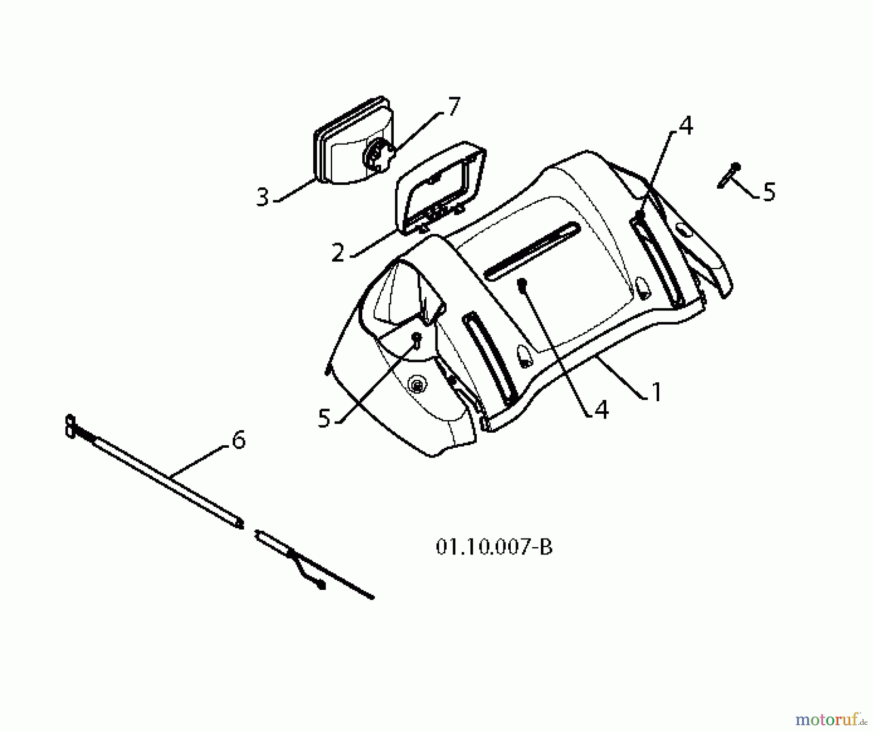  Poulan / Weed Eater Schneefräsen 961980057 (96198005704) - Poulan Pro Snow Thrower (2013-08) HANDLE #2