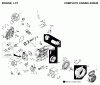 Poulan / Weed Eater PP521ES (96188000600) - Poulan Pro Snow Thrower (2011-06) Ersatzteile ENGINE- 435945