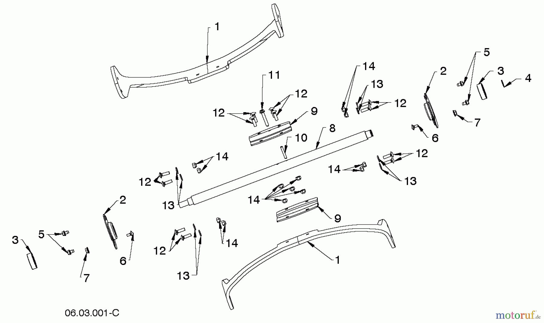 Poulan / Weed Eater Schneefräsen PP521ES (96188000602) - Poulan Pro Snow Thrower (2013-05) AUGER HOUSING IMPELLER