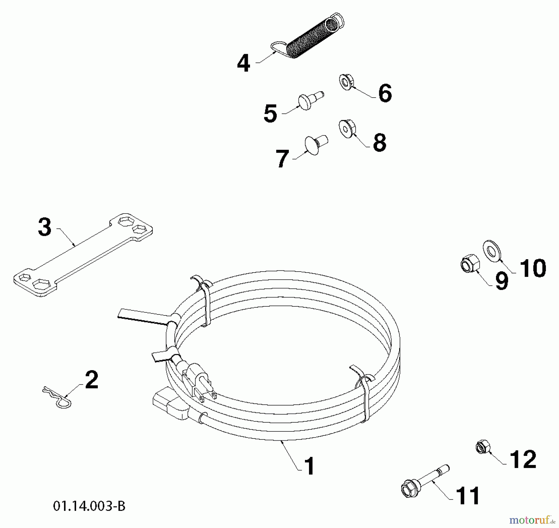 Poulan / Weed Eater Schneefräsen PR14527ES (96198004702) - Poulan Pro Snow Thrower (2012-06) ACCESSORIES #1