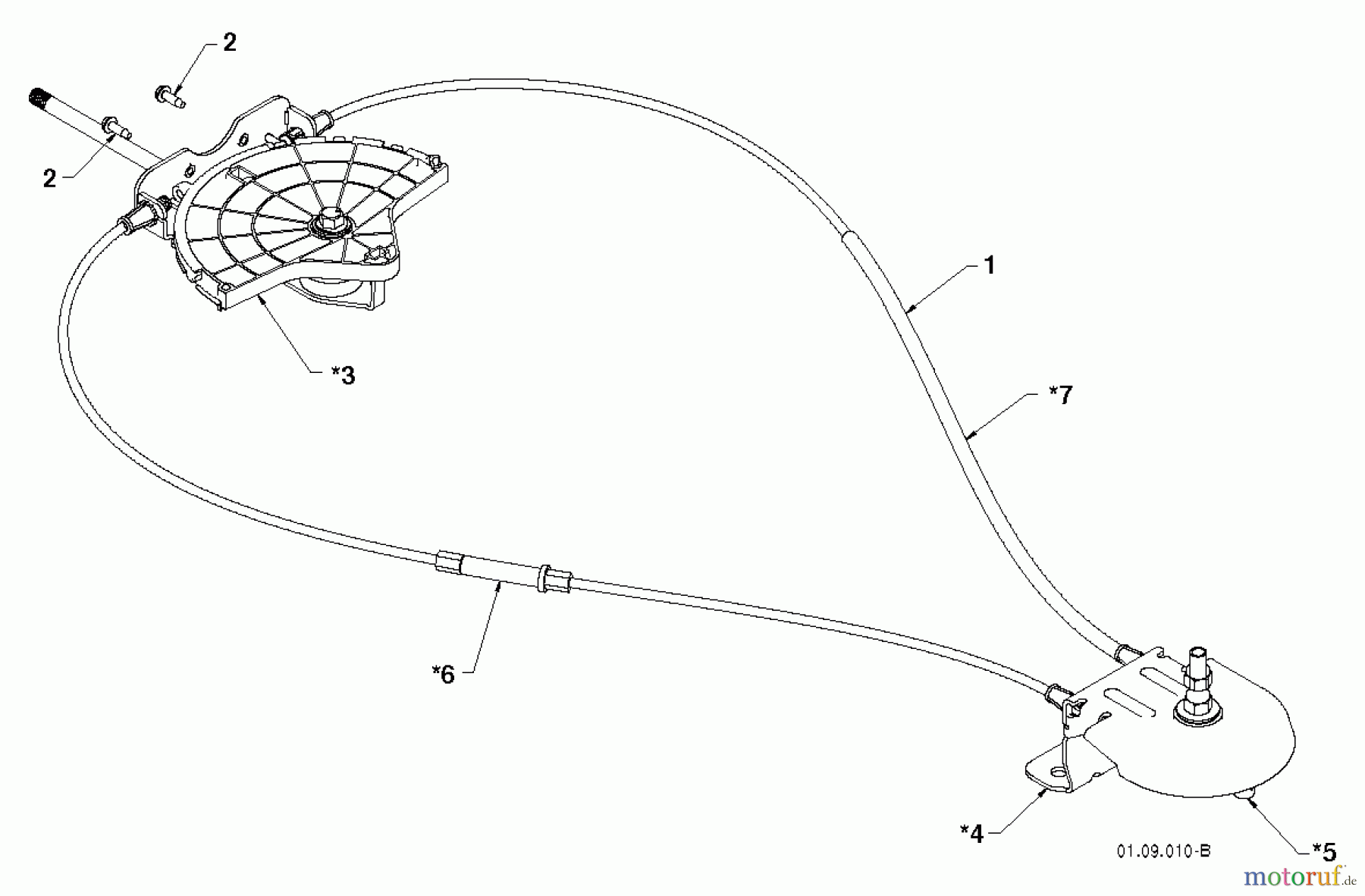 Poulan / Weed Eater Schneefräsen PR14527ES (96198004704) - Poulan Pro Snow Thrower (2012-08) CONTROL PANEL DISCHARGE CHUTE #3