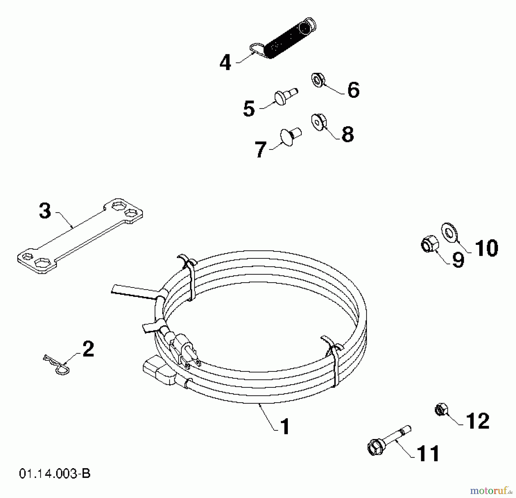 Poulan / Weed Eater Schneefräsen PR18530ES (96198004904) - Poulan Pro Snow Thrower (2012-08) ACCESSORIES #3