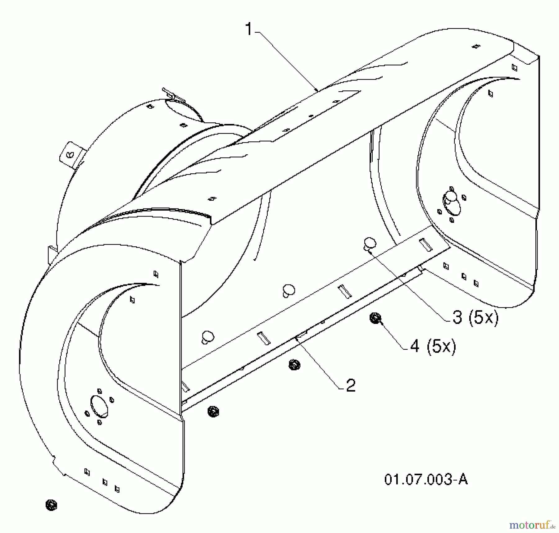  Poulan / Weed Eater Schneefräsen PR18530ES (96198004902) - Poulan Pro Snow Thrower (2012-07) AUGER HOUSING IMPELLER #1